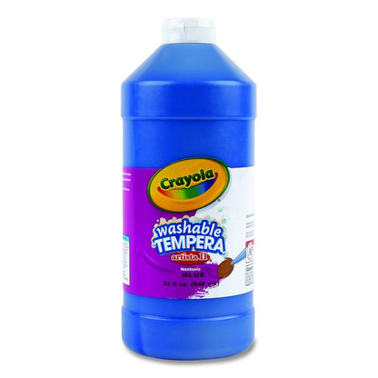 Artista II Washable Tempera Paint, Blue, 32 oz Bottle
