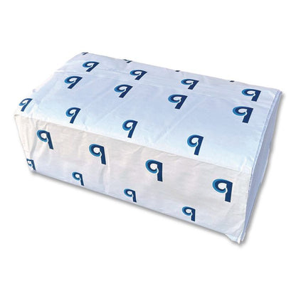 Boardwalk Green Single-Fold Towels, 1-Ply, 9.13 x 10.25, Natural White, 250/Pack, 16 Packs/Carton
