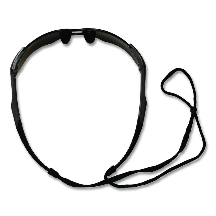 Nemesis Safety Glasses, Gunmetal Half Frame, Blue Dual Lens