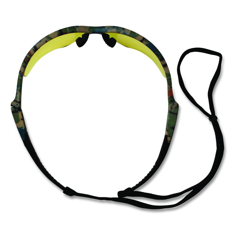 Nemesis Safety Glasses, Camouflage Half Frame, Yellow Dual Lens, 12/Carton