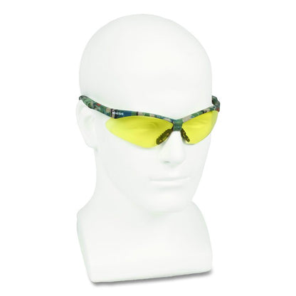 Nemesis Safety Glasses, Camouflage Half Frame, Yellow Dual Lens, 12/Carton