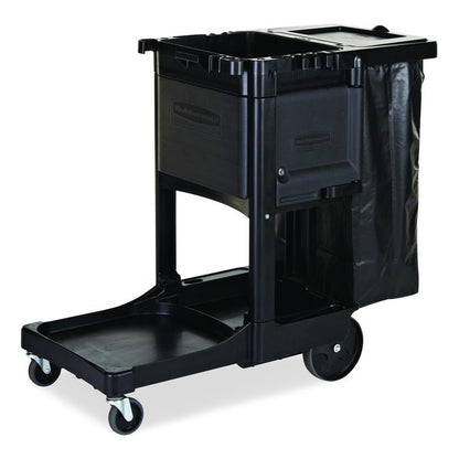 Cleaning Cart Locking Door Kit, Black