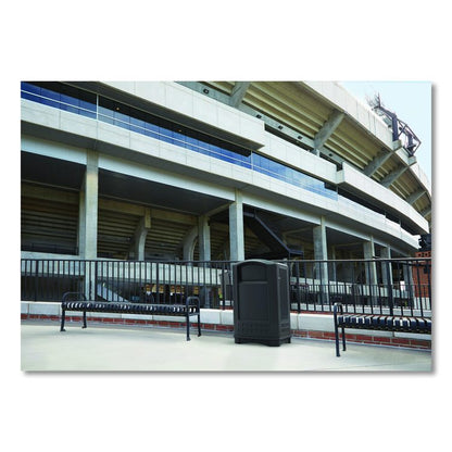 Plaza Jr. Container, 35 gal, Plastic, Black