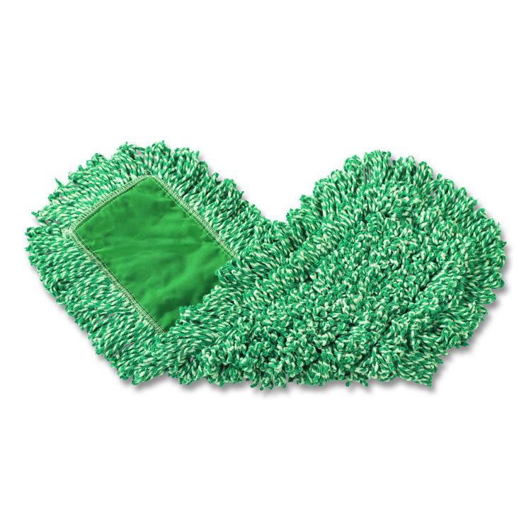 Microfiber Loop Dust Mop, 24" x 5", Green, 12/Carton