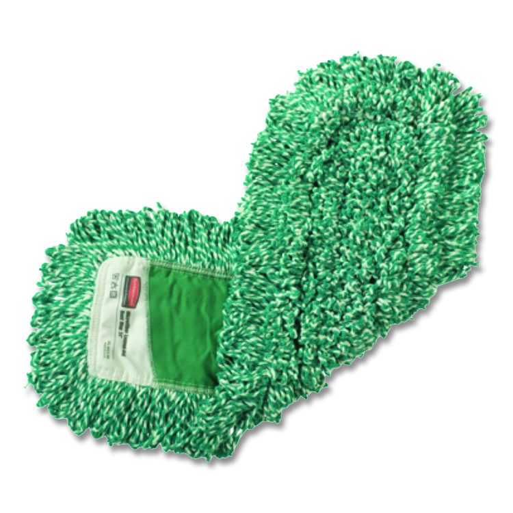 Microfiber Loop Dust Mop, 24" x 5", Green, 12/Carton