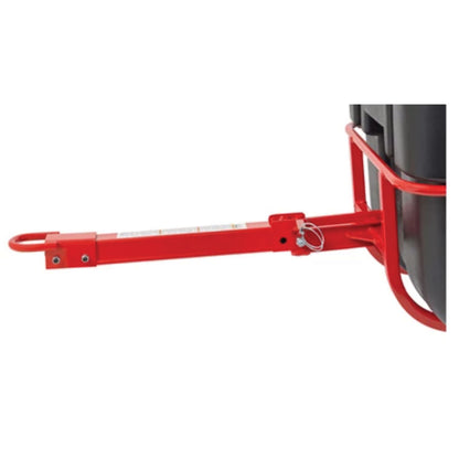 Hitch with Hardware for Towable/Trainable Tilt Trucks, Red