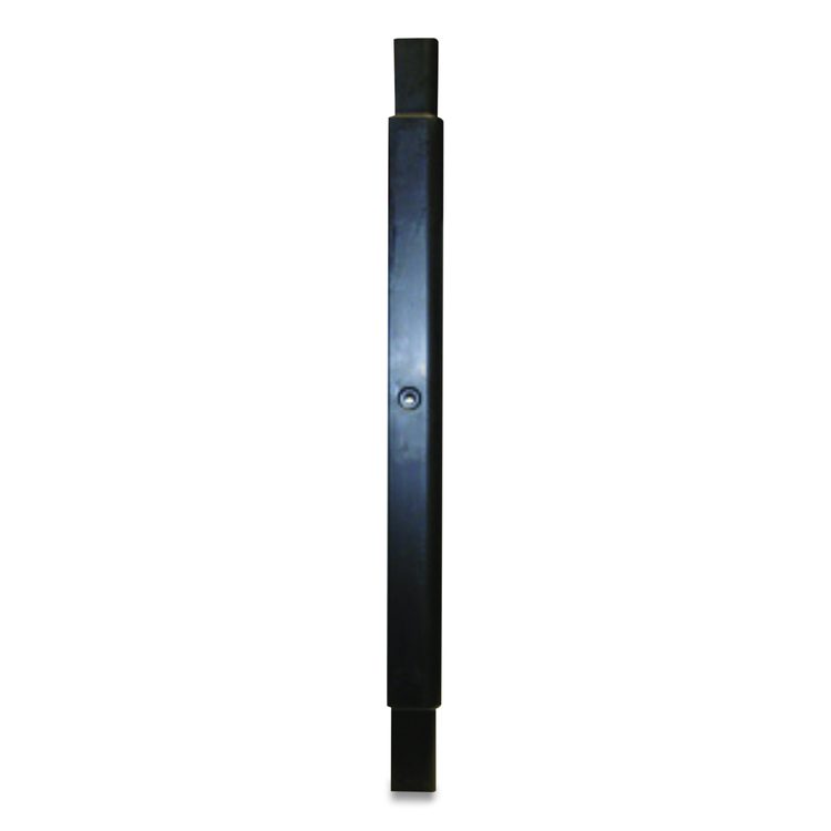 Left Side Upright Leg for Janitor Cart, Plastic, Black