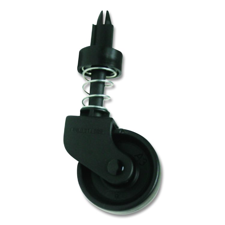 Step Stool Caster, 1.5" Wheel, Black