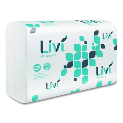 Multifold Towel, 1-Ply, 9.45 x, 9.06, White, 250/Pack, 16 Packs/Carton