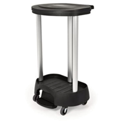 Linen Hamper Step-On Pedal, 9 x 18 x 5, Gray
