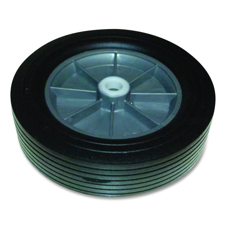 12-Inch Wheel for 1.5 Cu Yd Standard Duty Tilt Truck, Black