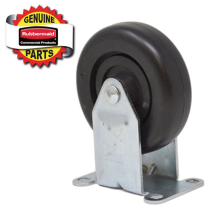 4-Inch Rigid Caster, Black