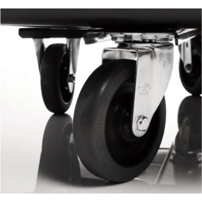 4-Inch Rigid Caster, Black
