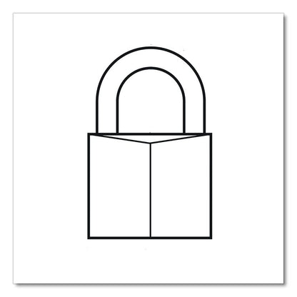 Three-Pin Brass Tumbler Locks, 0.75" Wide, 2 Locks and 2 Keys, 2/Pack