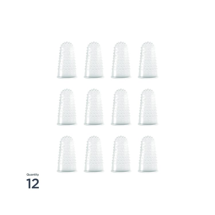 Micro-Gel Fingertips, Size 11, Small, Clear, 12/Pack