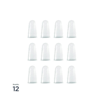Micro-Gel Fingertips, Size 11, Small, Clear, 12/Pack