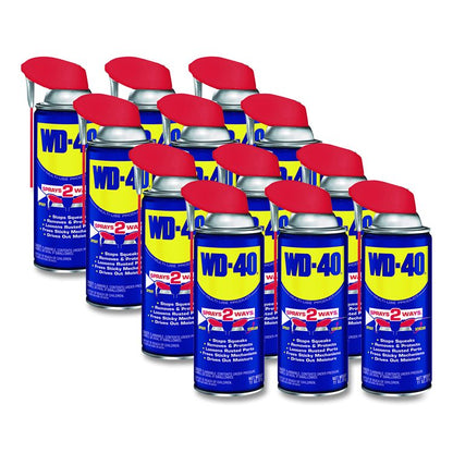 Smart Straw Spray Lubricant, 11 oz Aerosol Can, 12/Carton