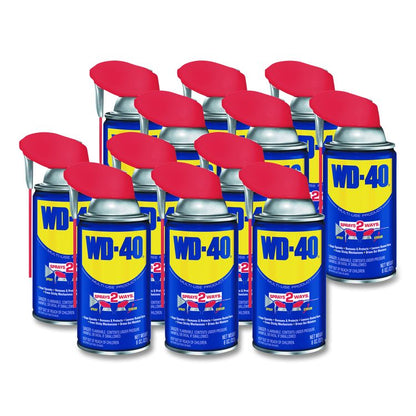 Smart Straw Spray Lubricant, 8 oz Aerosol Can, 12/Carton