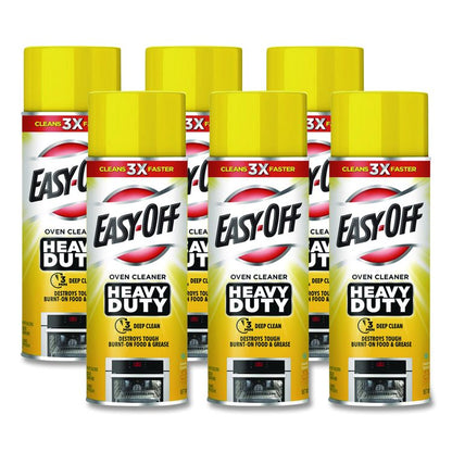Heavy Duty Oven Cleaner, Fresh Scent, Foam, 14.5 oz Aerosol Spray, 6/Carton