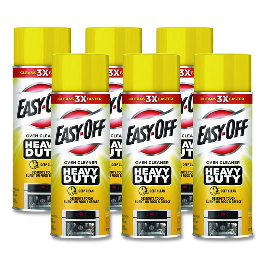 Heavy Duty Oven Cleaner, Fresh Scent, Foam, 14.5 oz Aerosol Spray, 6/Carton