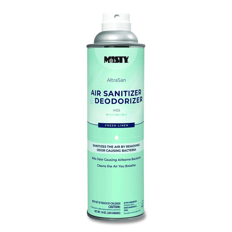 AltraSan Air Sanitizer and Deodorizer, Fresh Linen, 10 oz Aerosol Spray