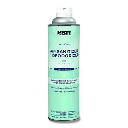 AltraSan Air Sanitizer and Deodorizer, Fresh Linen, 10 oz Aerosol Spray