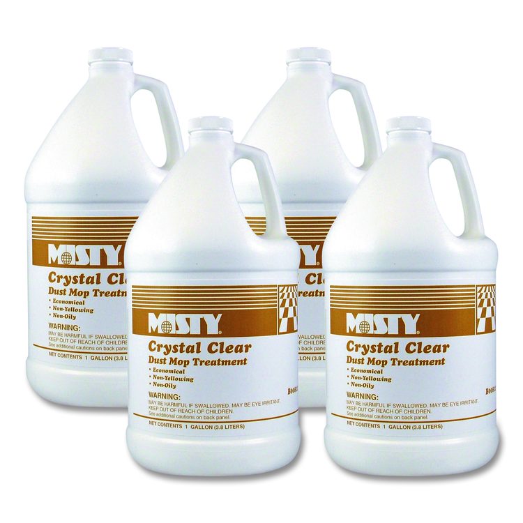 Dust Mop Treatment, Attracts Dirt, Non-Oily, Grapefruit Scent, 1 gal, 4/Carton