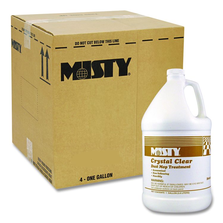 Dust Mop Treatment, Attracts Dirt, Non-Oily, Grapefruit Scent, 1 gal, 4/Carton