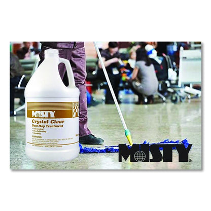 Crystal Clear Dust Mop Treatment, Slightly Fruity Scent, 1 gal Bottle