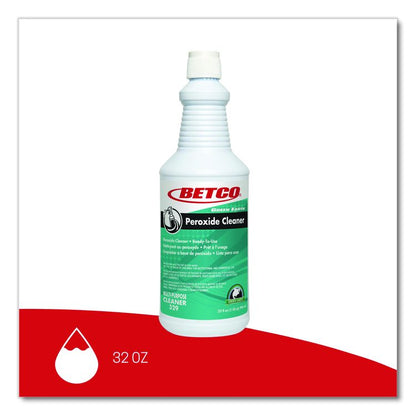 Green Earth Peroxide Cleaner, Fresh Mint Scent, 32 oz Bottle, 12/Carton