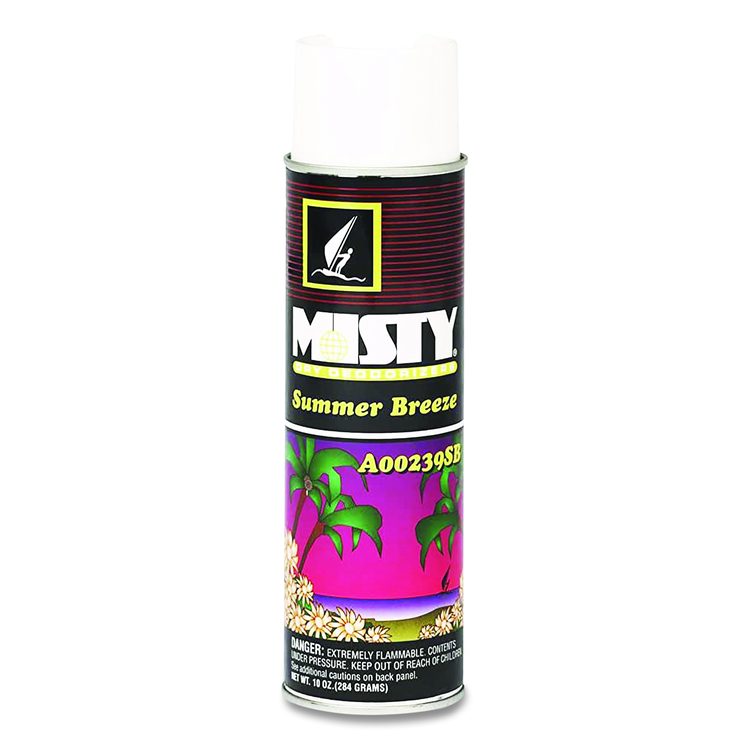 Handheld Air Deodorizer, Summer Breeze, 10 oz Aerosol Spray, 12/Carton