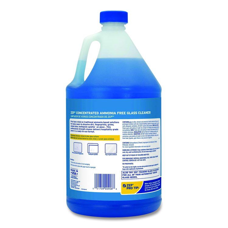 Streak-Free Glass Cleaner, 1 gal Bottle, 4/Carton