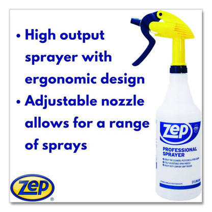 Professional Spray Bottle with Trigger Sprayer, 32 oz Bottle, Clear