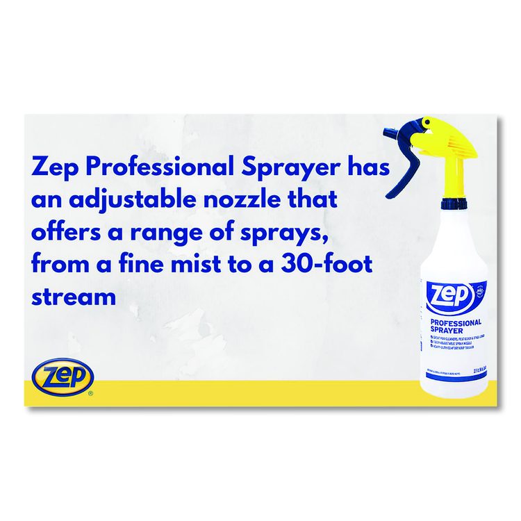 Professional Spray Bottle with Trigger Sprayer, 32 oz Bottle, Clear