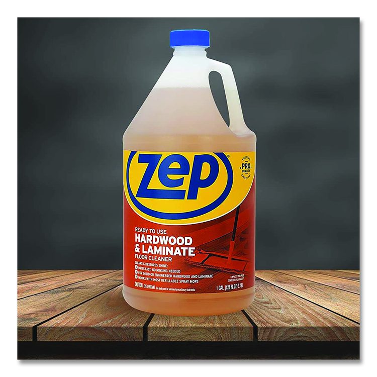 Hardwood and Laminate Cleaner, Fresh Scent, 1 gal, 4/Carton