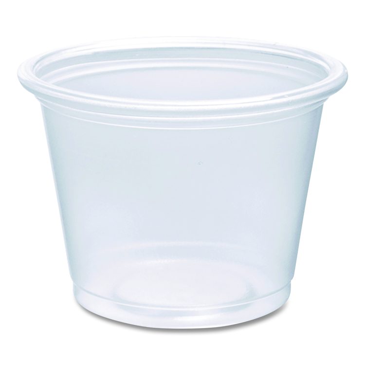 Conex Complements Portion/Medicine Cups, 5.5 oz, Plastic, Translucent, 125/Bag, 20 Bags/Carton