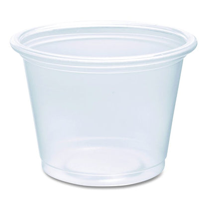 Conex Complements Portion/Medicine Cups, 5.5 oz, Plastic, Translucent, 125/Bag, 20 Bags/Carton