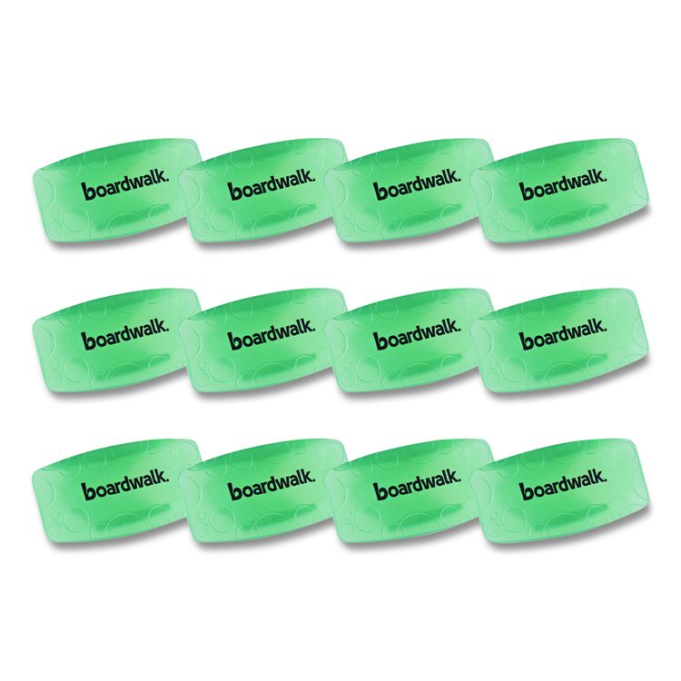 Toilet Bowl Clip, Cucumber Melon Scent, Green, 12/Box