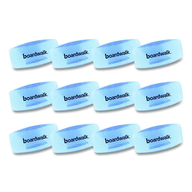 Toilet Bowl Clip, Cotton Blossom Scent, Blue, 12/Box