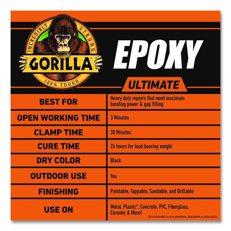 Epoxy Ultimate, 0.85 oz Syringe, Dries Black