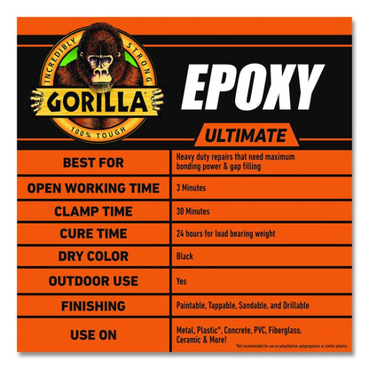 Epoxy Ultimate, 0.85 oz Syringe, Dries Black