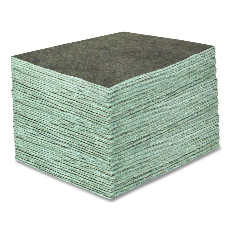 DuraSoak Universal Sorbents Medium Duty Pad, 0.26 gal, 15 x 19, 100/Carton