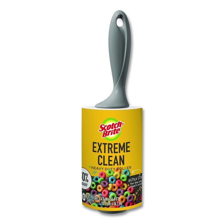 Extreme Clean Lint Roller, 100 Sheets/Roll