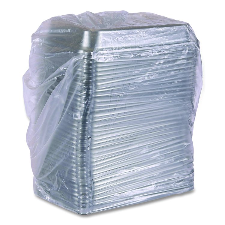 Worldview 100% Recycled Content Lid, 10.82 x 10.71 x 1.83, Clear, Plastic, 200/Carton