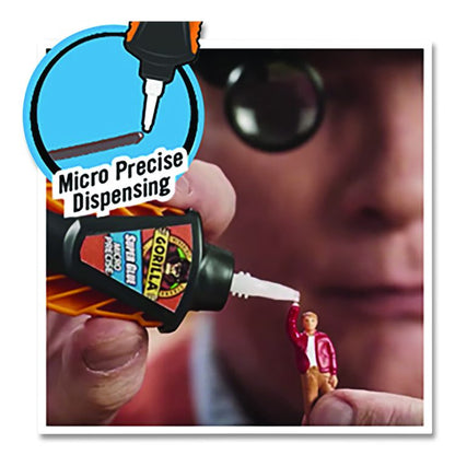 Super Glue Micro Precise, 0.18 oz, Dries Clear