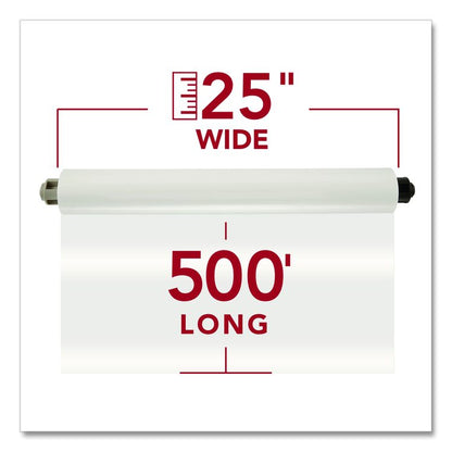 EZload Roll Film, Nap I, 1.5 mil, 25" x 500 ft, Gloss Clear, 2/Box