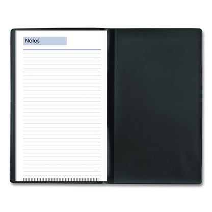 DayMinder Weekly Pocket Planner, 6 x 3.5, Black Cover, 12-Month (Jan to Dec): 2026