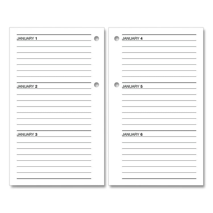 Desk Calendar Recycled Refill, 3.5 x 6, White Sheets, 12-Month (Jan to Dec): 2026