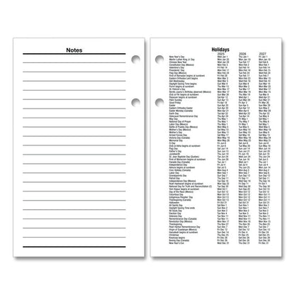 Financial Desk Calendar Refill, 3.5 x 6, White Sheets, 12-Month (Jan to Dec): 2026