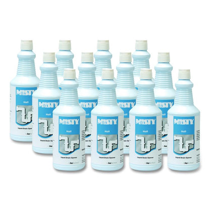 Halt Liquid Drain Opener, 32 oz Bottle, 12/Carton